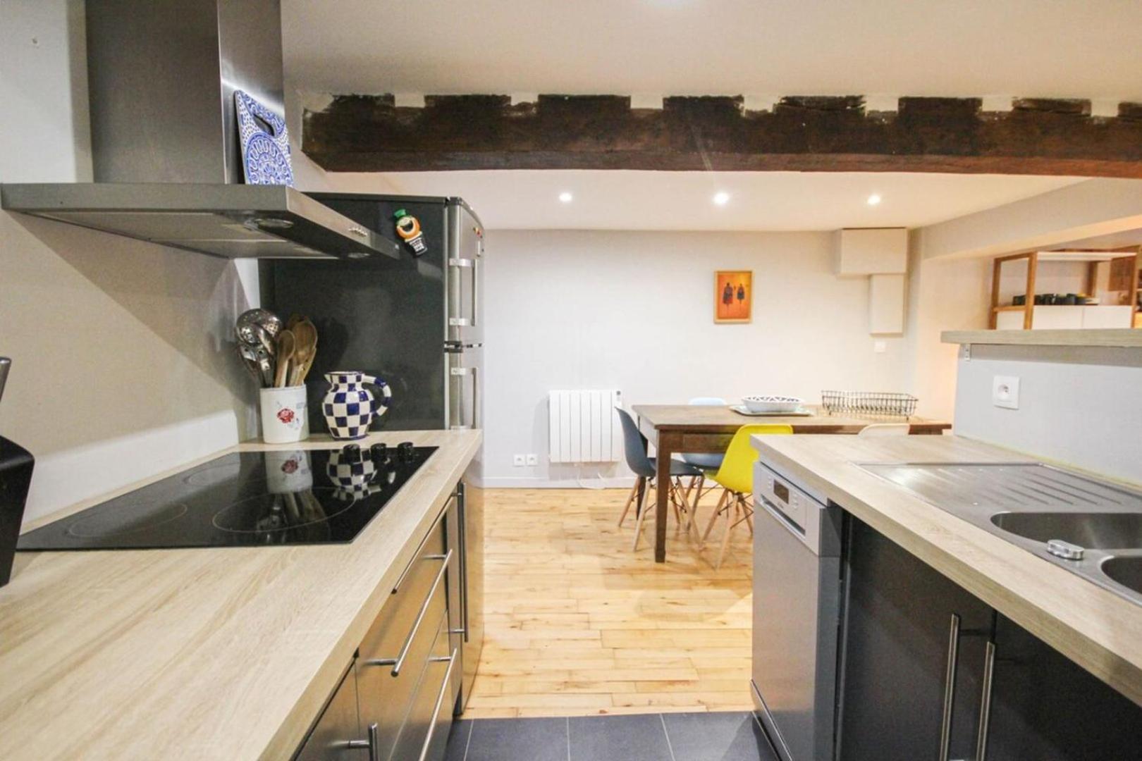 Duplex In The Heart Of Old Lille Terrace + Parkingアパートメント エクステリア 写真