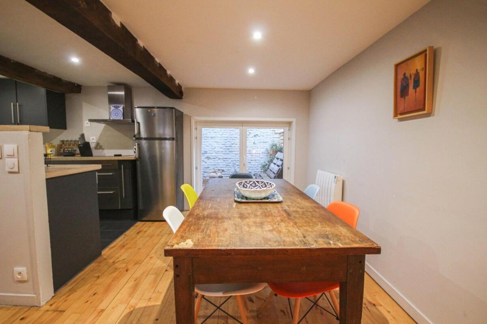 Duplex In The Heart Of Old Lille Terrace + Parkingアパートメント エクステリア 写真