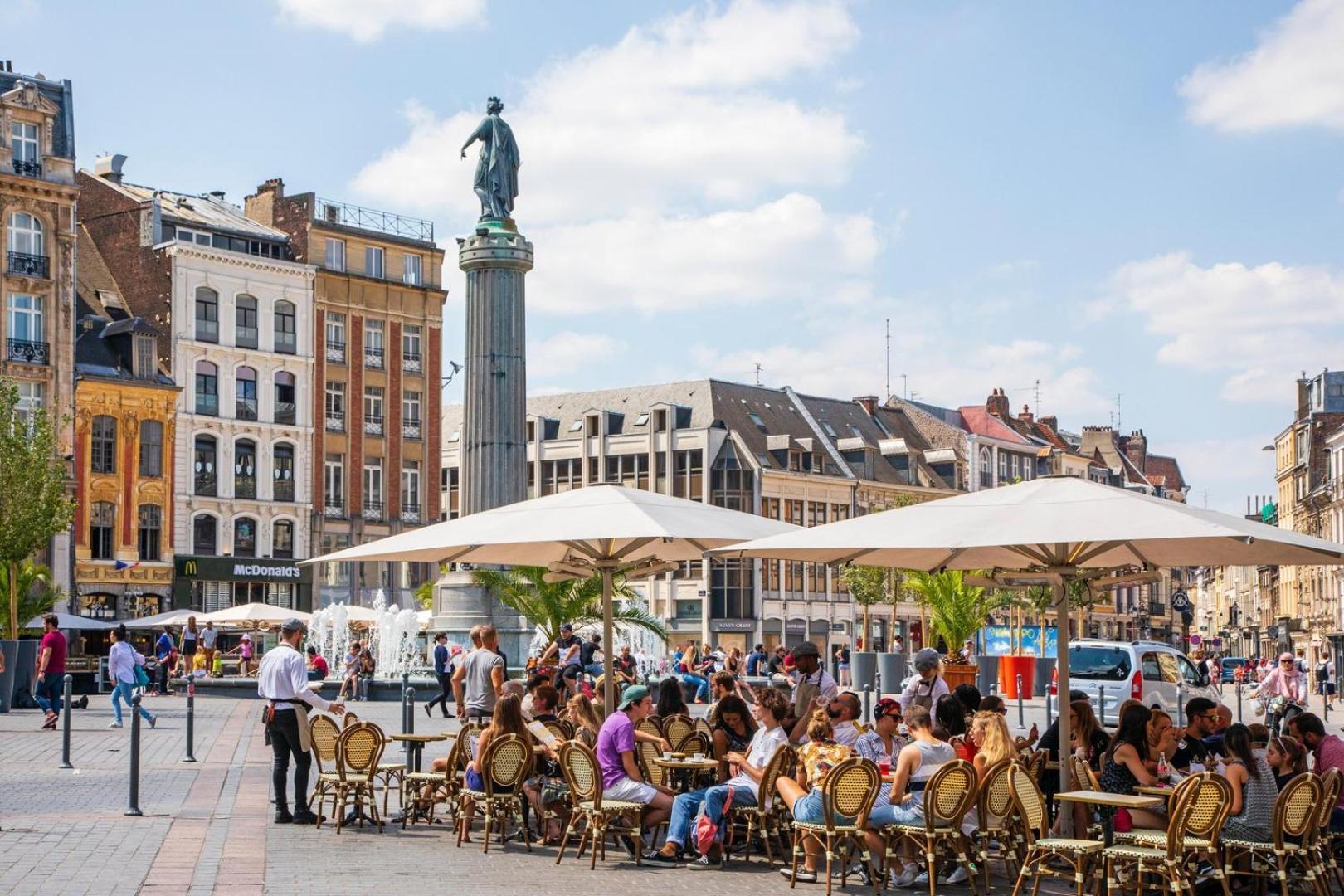 Duplex In The Heart Of Old Lille Terrace + Parkingアパートメント エクステリア 写真